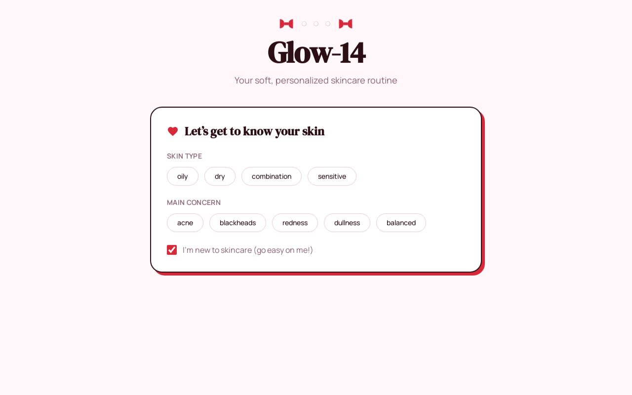 Glow-14, an app built with Coddy Build