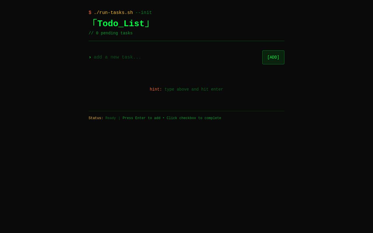 Task Tracker, built with Coddy Build