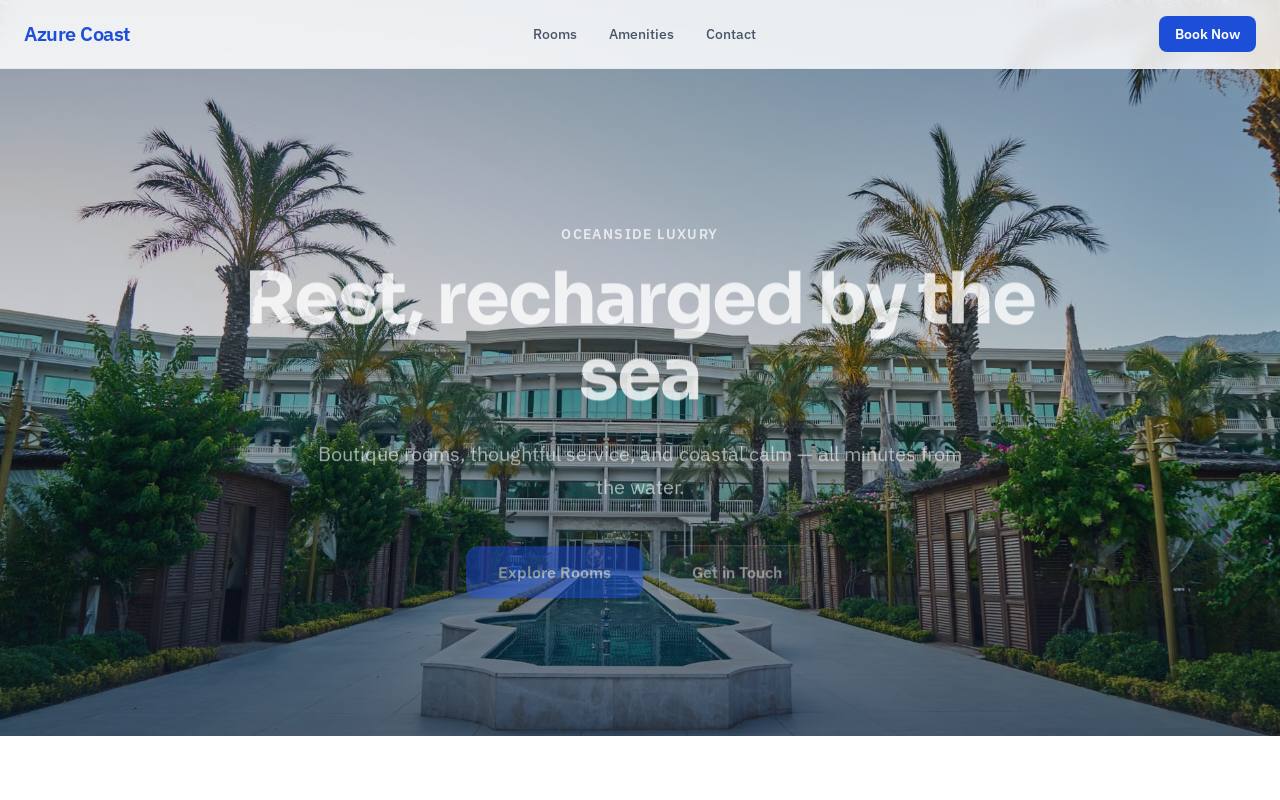Hotel Website Builder, an app built with Coddy Build